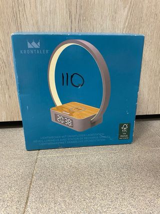 Sveglia LED con Ricarica Wireless