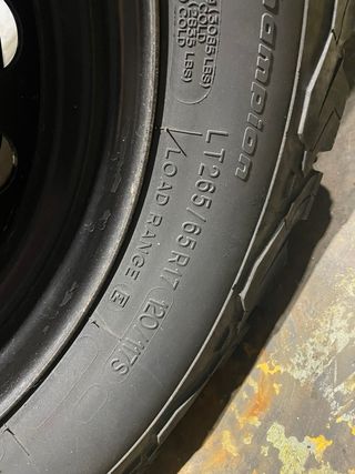 Ruedas Toyota con BFGoodrich All-Terrain