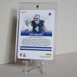 Dak Prescott Panini Prestige gold NFL numerado /50
