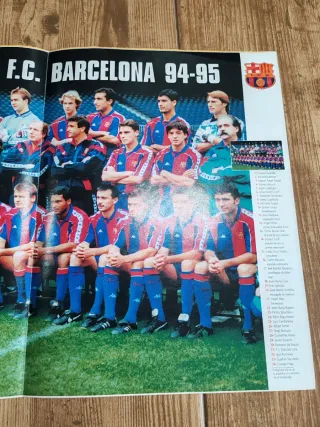 Póster FC Barcelona 94-95 colección