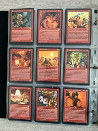 90 Cartas Magic TG El Vientoligero