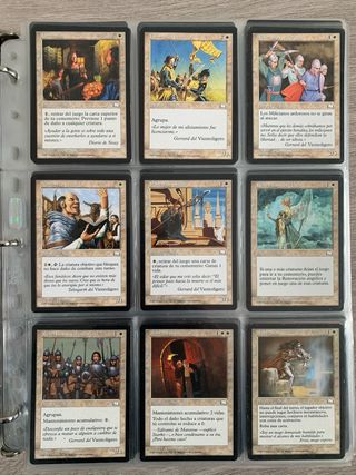 90 Cartas Magic TG El Vientoligero