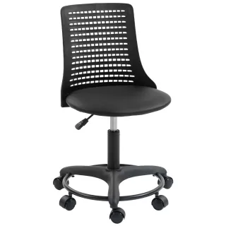 Silla de Oficina Giratoria Negra