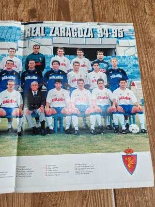 Póster Real Zaragoza 94-95
