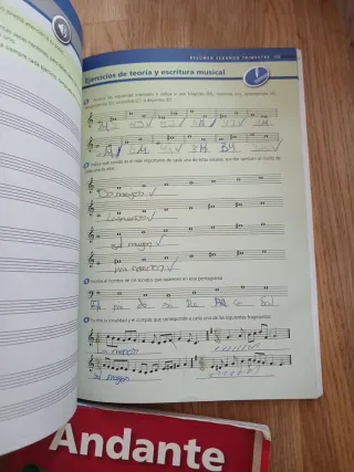 Libros Lenguaje Musical Andante