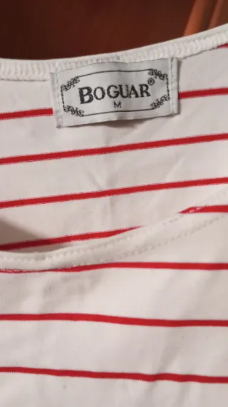 Camiseta Rayas Vintage Boguar. Talla M