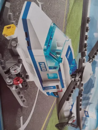 Lego City Helicóptero Polícia 7741