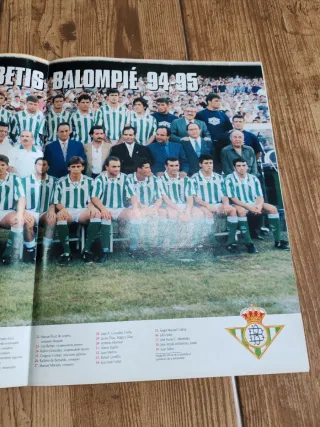 Póster del Real Betis Balompié 94-95