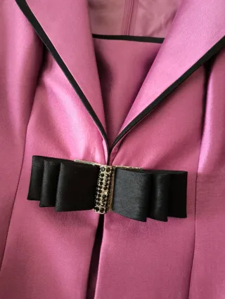 Traje de Madrina Rosa y Negro Nuevo