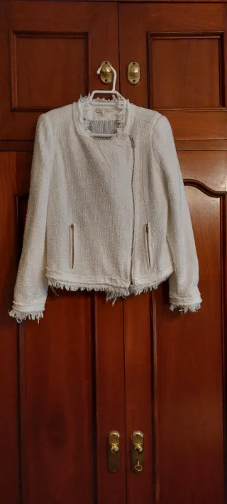 Chaqueta blanca mujer