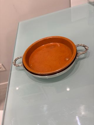 Cazuela Angulas Plata