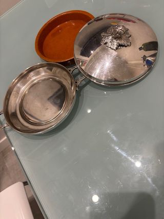 Cazuela Angulas Plata