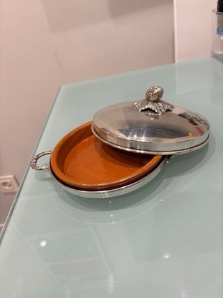 Cazuela Angulas Plata