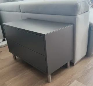 Eket mueble Almacenaje 2 Cajones Gris, 2 ud