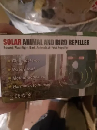 Repelente Solar Animales y Pájaros
