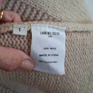 Abrigo/chaqueta punto T-1(38/40)  Laurence Doligé.