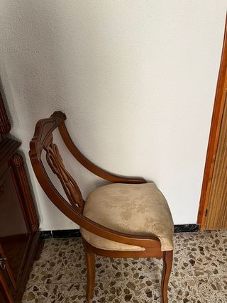Comedor completo madera estilo clásico