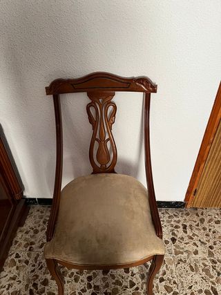 Comedor completo madera estilo clásico
