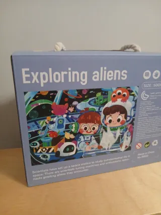 Puzzle Exploring aliens 48 piezas
