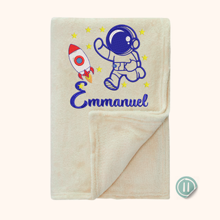 Manta personalizada bordada 1.20 x 1.50 mt