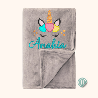 Manta personalizada bordada 1.20 x 1.50 mt