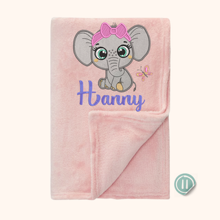 Manta personalizada bordada 1.20 x 1.50 mt