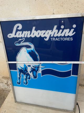 Cartel Luminoso Lamborghini Tractores