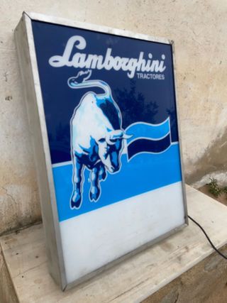 Cartel Luminoso Lamborghini Tractores
