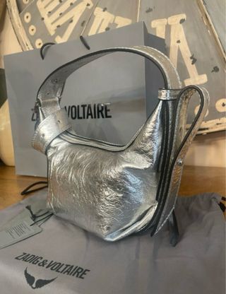 Bolso Zadig & Voltaire Baby Jane Plateado