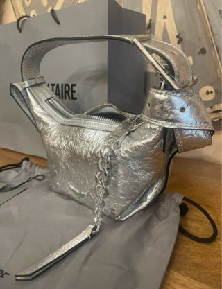Bolso Zadig & Voltaire Baby Jane Plateado