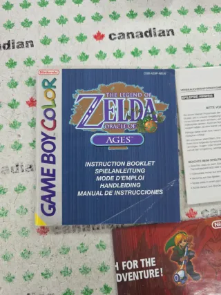 Zelda Oracle of Ages Game Boy Color