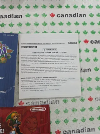 Zelda Oracle of Ages Game Boy Color