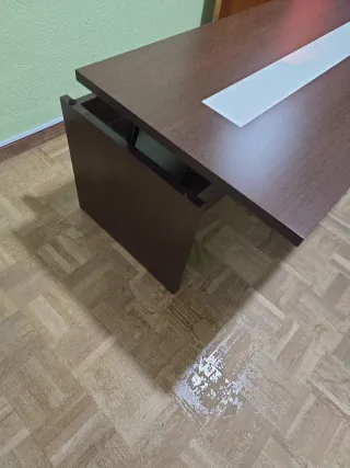 Mesa de centro moderna madera y cristal