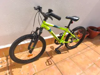 Bicicleta niño Rockrider 20 verde