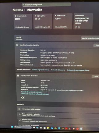 Lenovo ThinkCentre M720q Ordenador Compacto