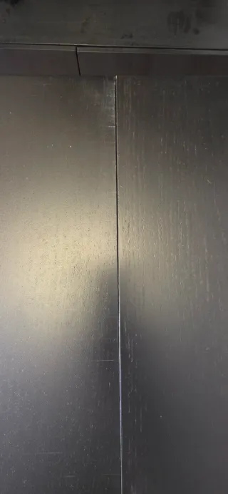 Wengue mesa extensible comedor negro-marrón 4-8