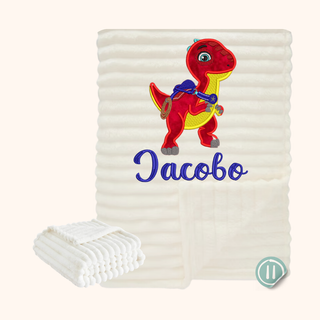 Manta bebé personalizada bordada 1x1.50m