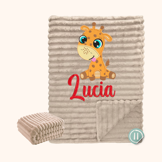 Manta bebé personalizada bordada 1x1.50m