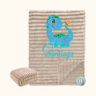 Manta bebé personalizada bordada 1x1.50m