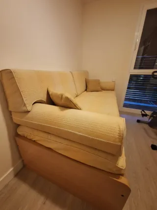 Sofá cama con cajones