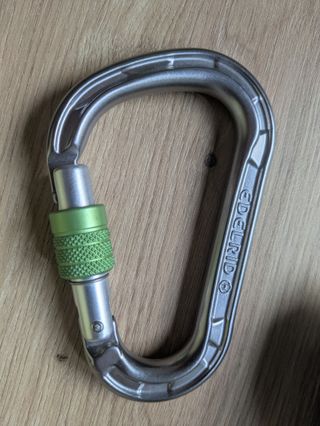 Petzl Grigri + Mosquetón Edelrid Nuevo