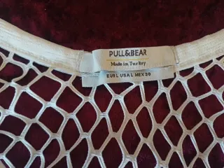 Camiseta de rejilla Pull&Bear unisex Talla L