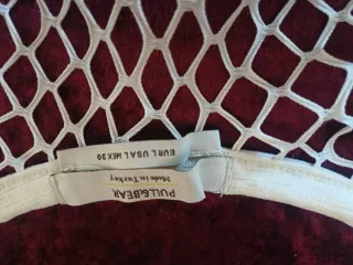 Camiseta de rejilla Pull&Bear unisex Talla L