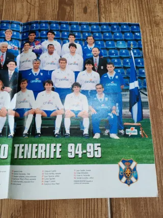 Póster Club Deportivo Tenerife 94-95