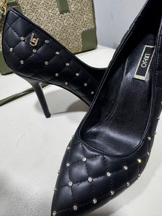 Zapatos Liu Jo Piel Negro/Brillantes Talla 38