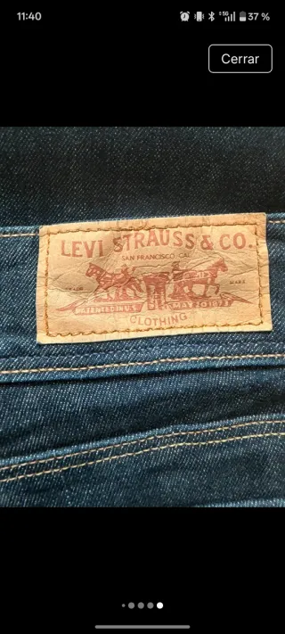 Pantalón vaquero mujer Levi's azul