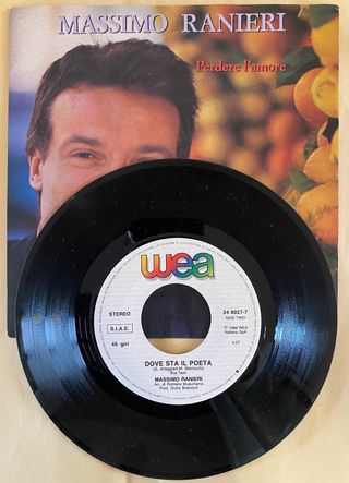 Massimo Ranieri 45 Giri Perdere l'amore 1988