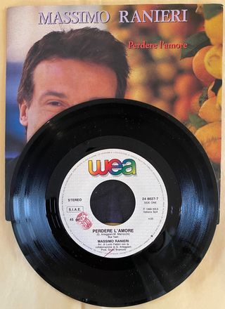 Massimo Ranieri 45 Giri Perdere l'amore 1988