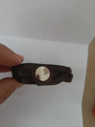 Pulsera Cuero Trenzado Hombre