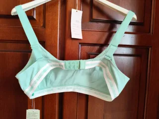 Reggiseno Benetton verde nuovo taglia L
